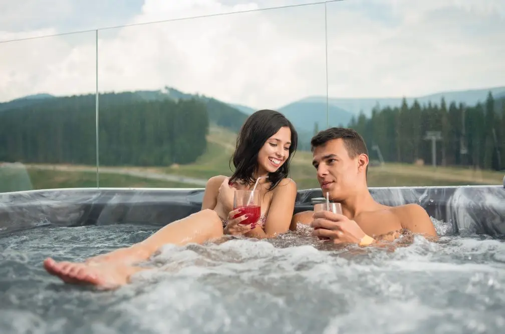 Hot tub drinking